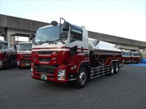 温泉業務ローリー車